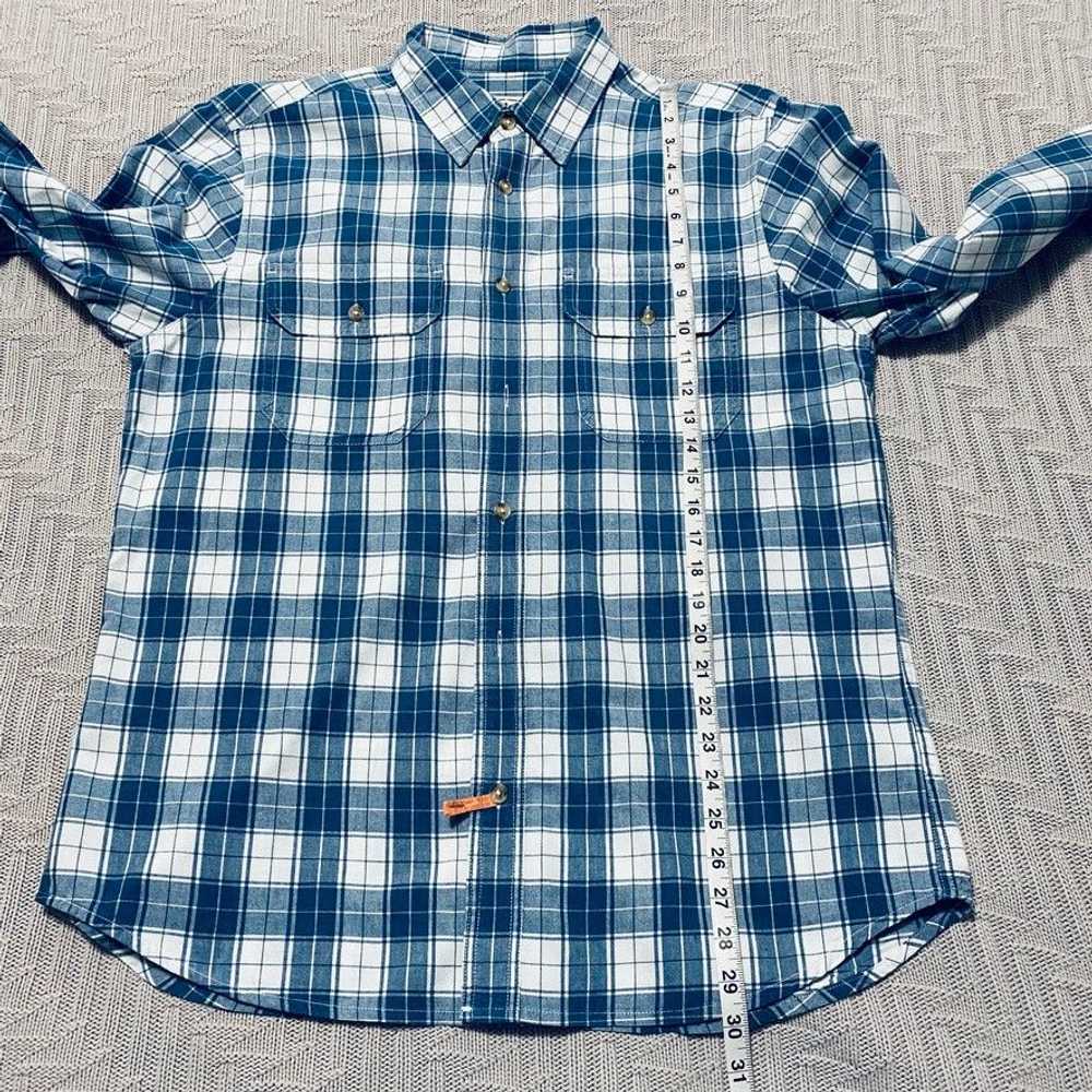 Vintage Orton Brothers blue plaid long sleeve but… - image 7