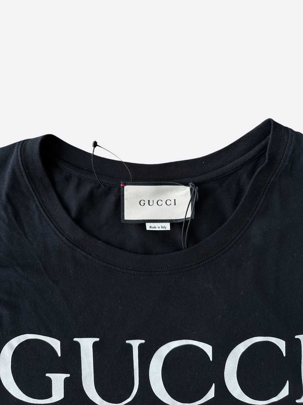 Gucci Gucci Black & White GG Logo T-Shirt - image 4