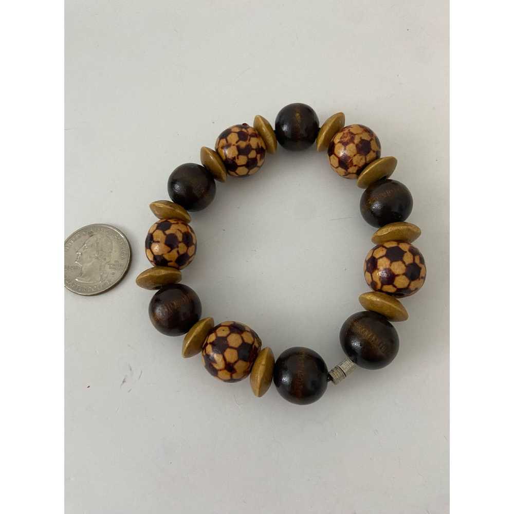 Vintage Vintage wooden bead bracelet - image 3