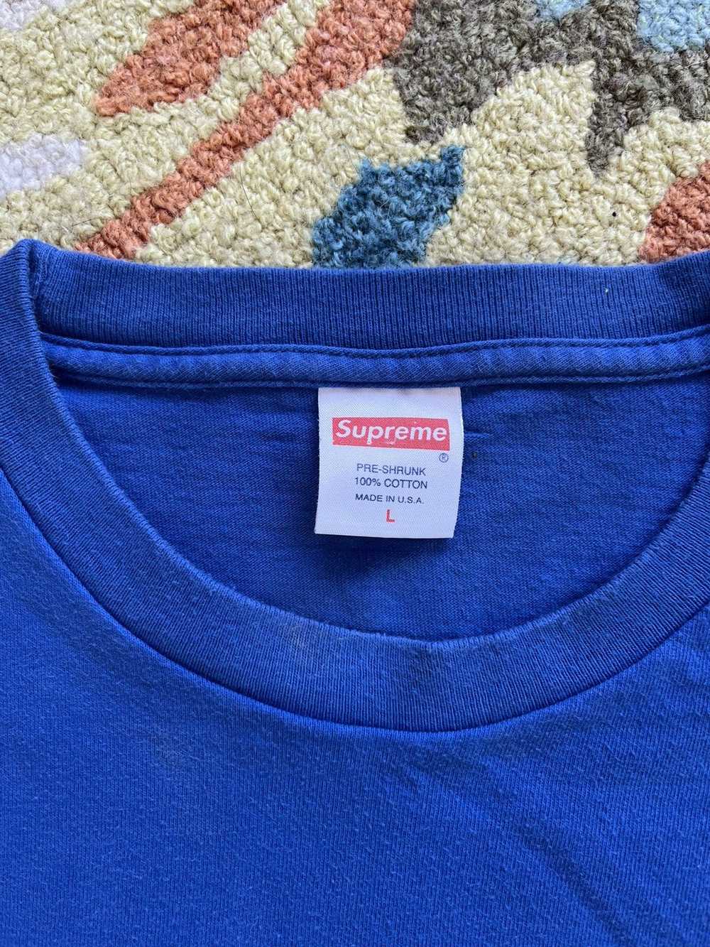 Supreme Supreme Planes Tee FW15 Blue - image 5