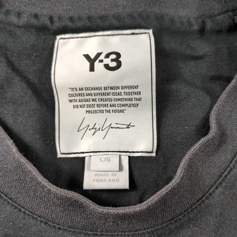 Y-3 Y-3 Shirt Men L Black Crew Yohi Yamamoto Logo… - image 2