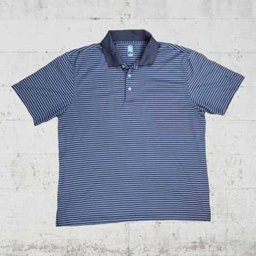 Pga Tour PGA Tour Blue Striped Golf Polo Size XL