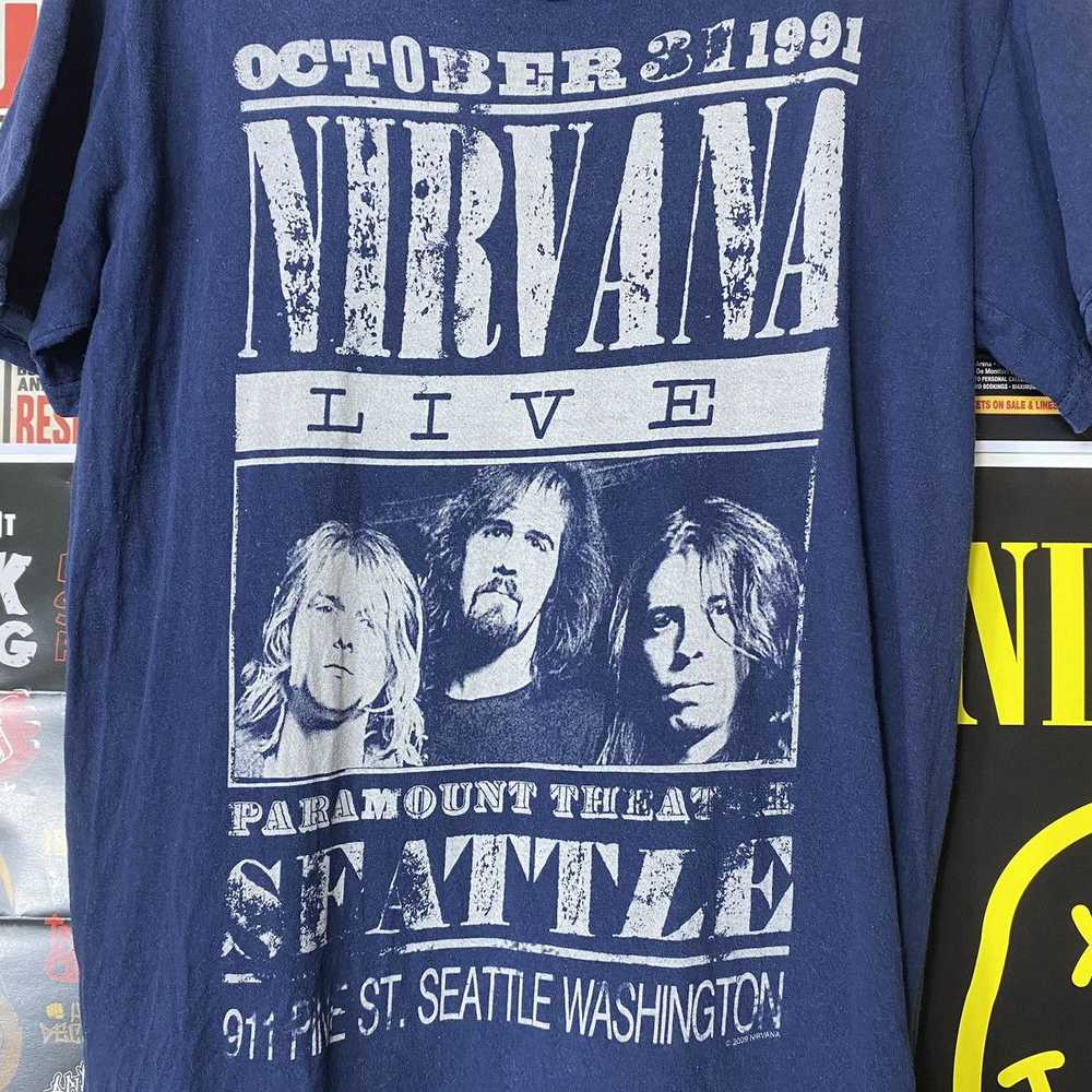 Band Tees × Kurt Cobain × Nirvana Vintage Nirvana… - image 2