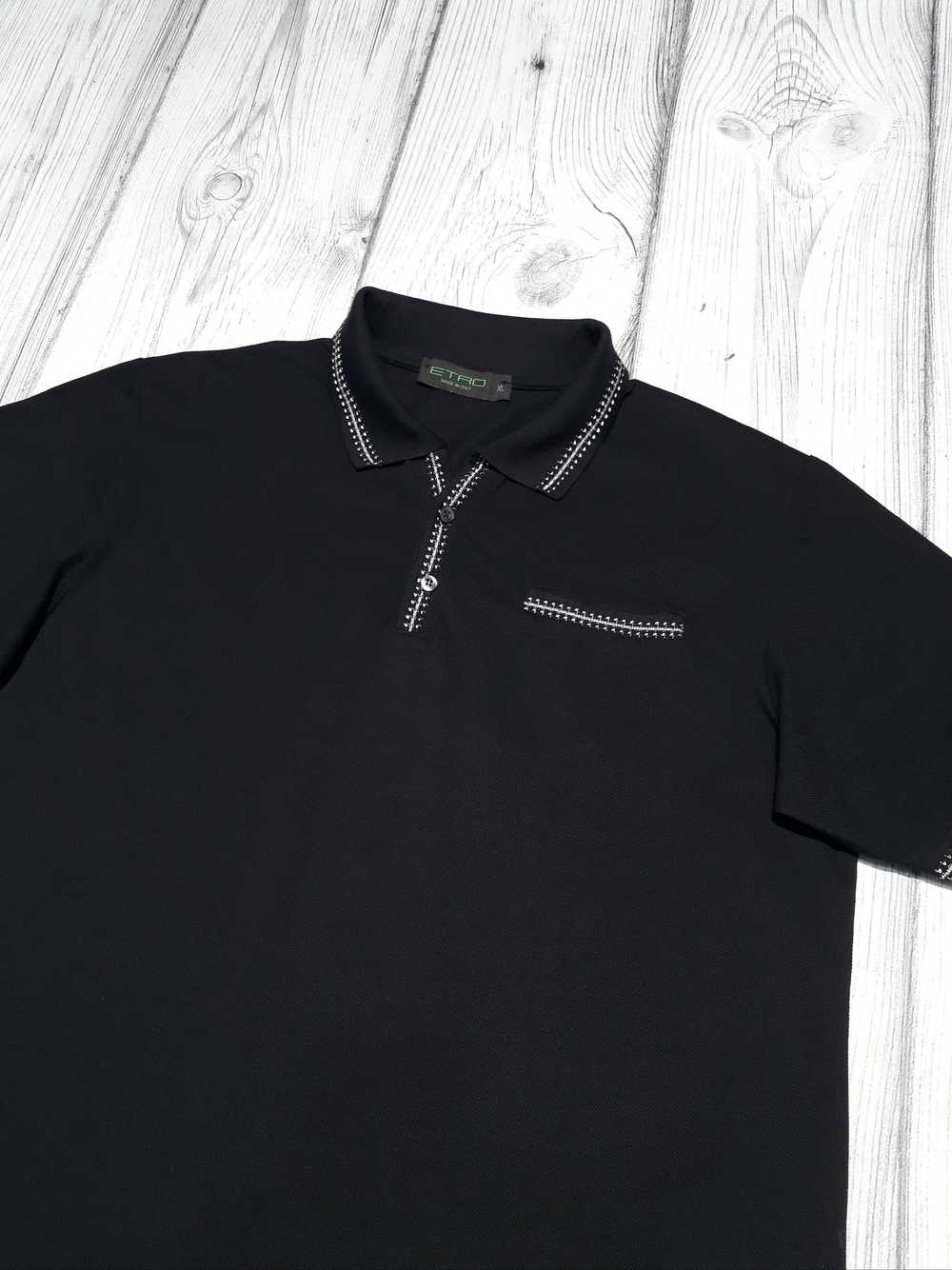 Etro Etro black polo size L-XL - image 2