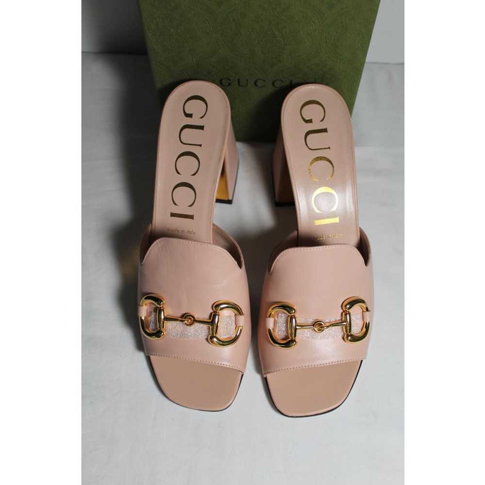 Gucci Leather heels - image 2