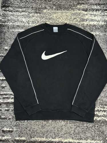 Nike × Vintage Nike Black Crewneck Sweatshirt with