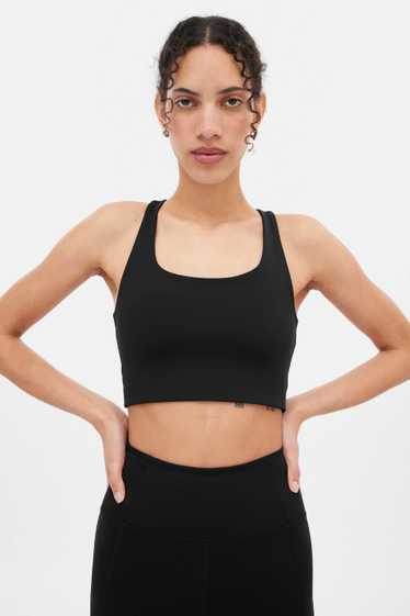 Girlfriend Collective Black Paloma Racerback Bra