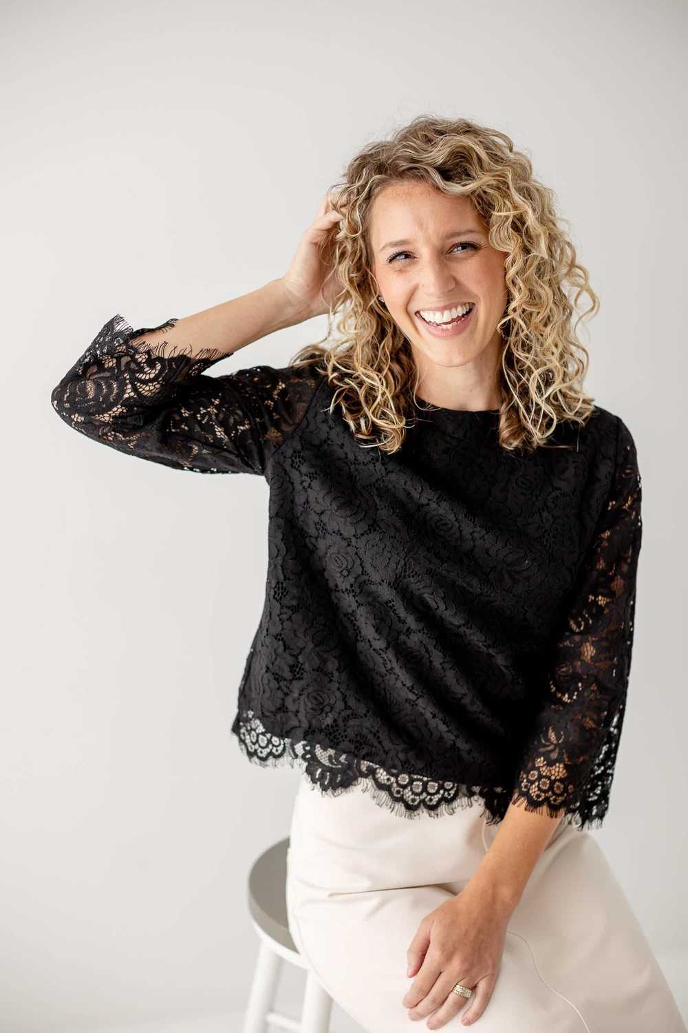 The Main Street Exchange 'Zara' Lace Top - image 1