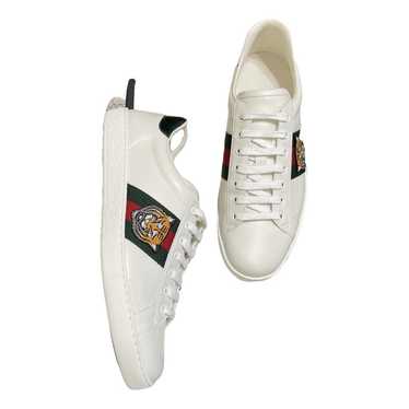 Gucci Ace leather low trainers