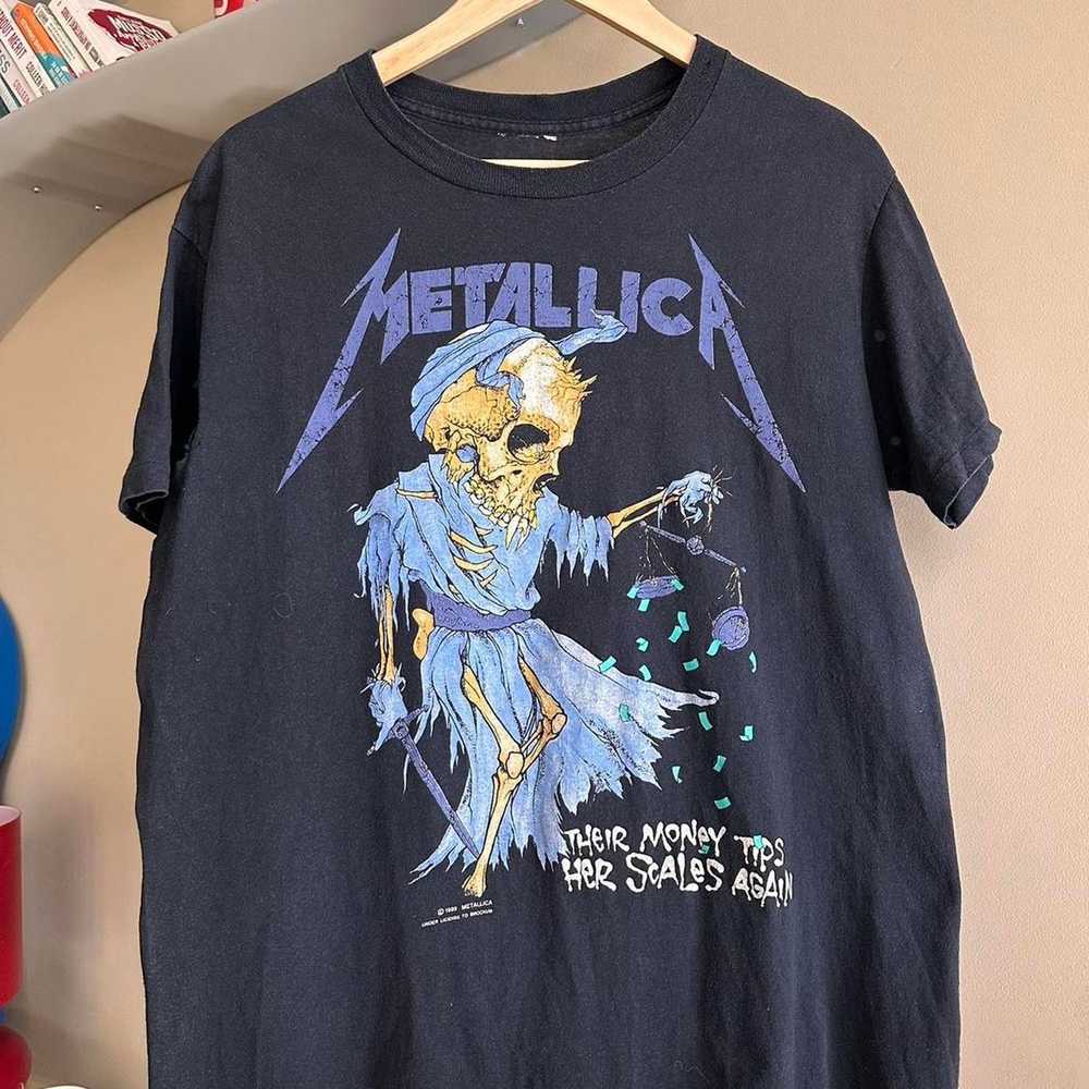 Band Tees × Metallica × Vintage Vintage 1989 Meta… - image 2