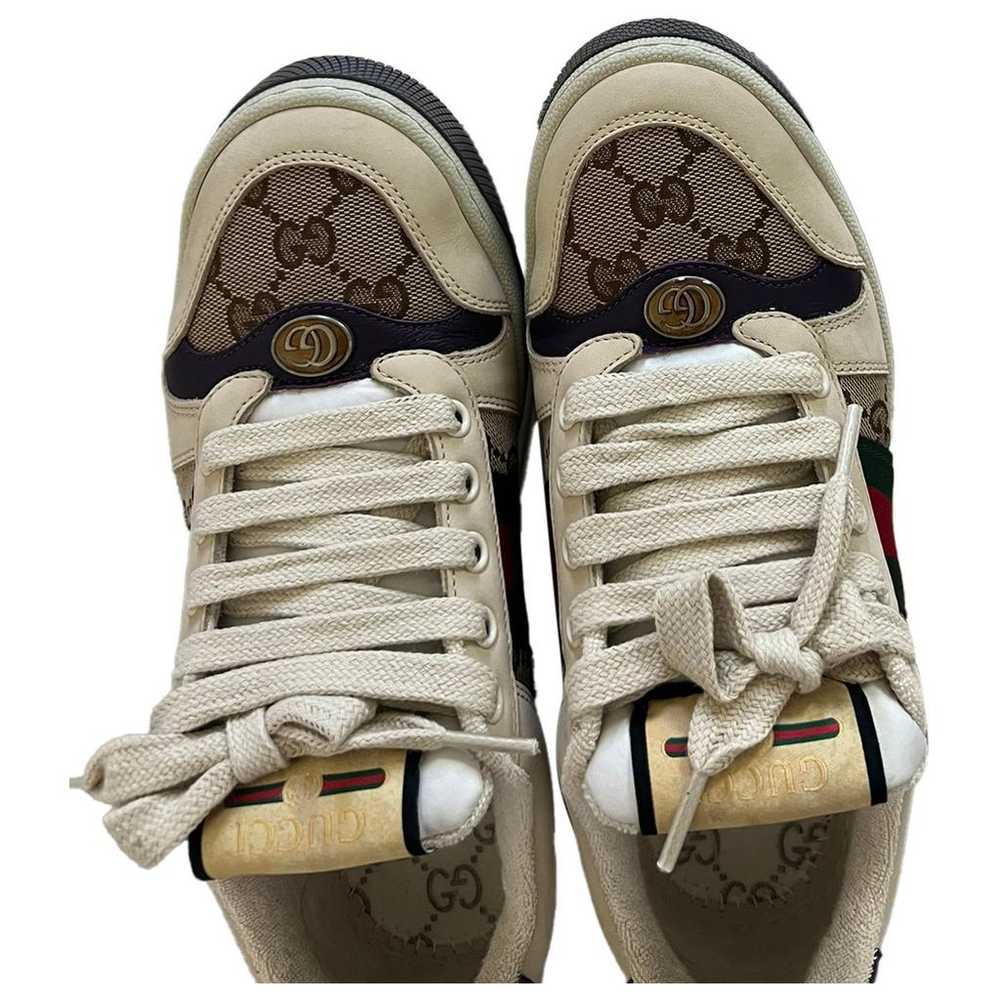 Gucci Mac80 leather trainers - image 1