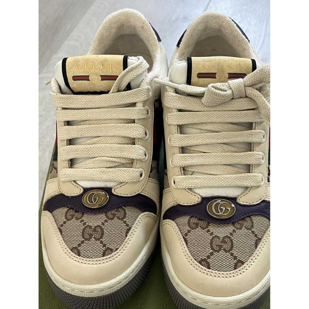 Gucci Mac80 leather trainers - image 3