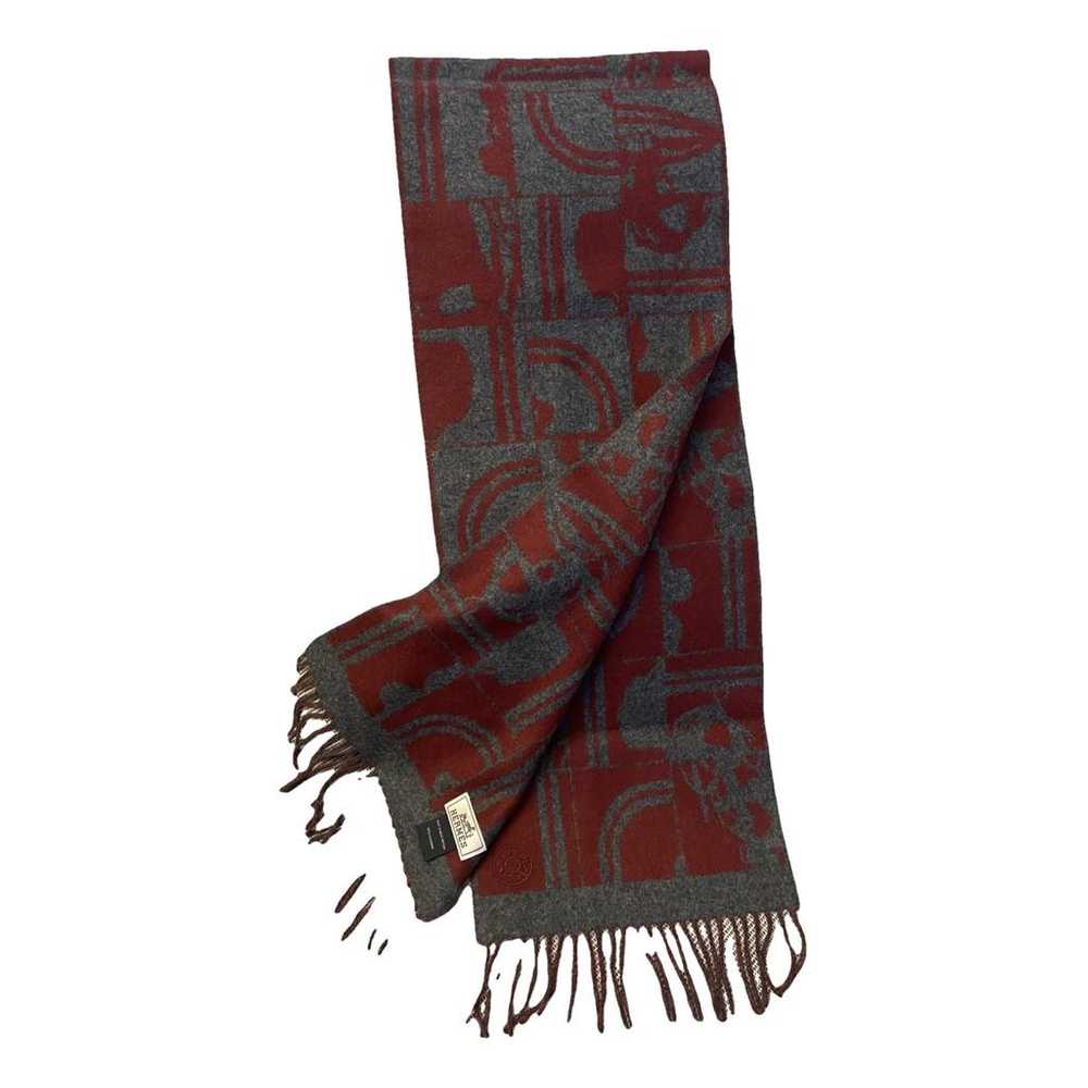 Hermès Cashmere scarf & pocket square - image 1