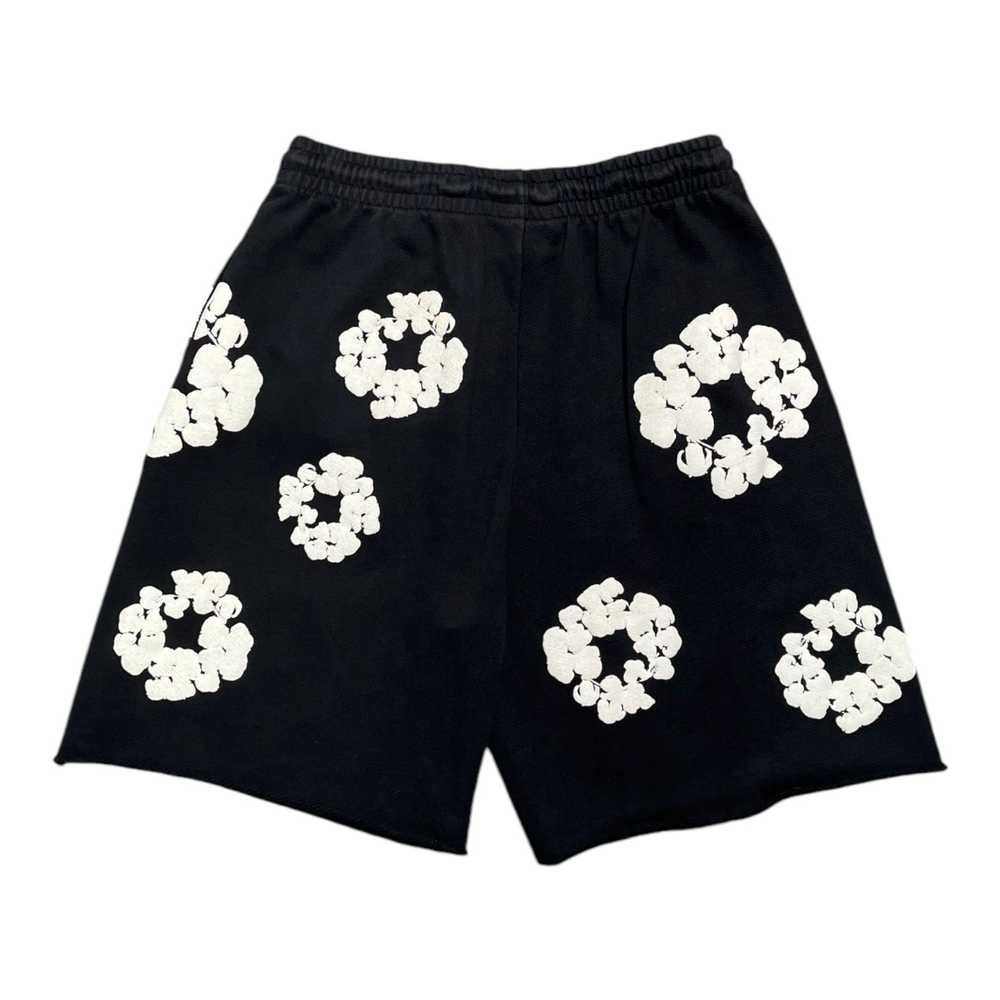 DENIM TEARS The Cotton Wreath Shorts Black - image 2