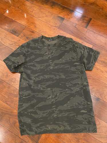 T by Alexander Wang Camo Tee w/ Box Detail on Back