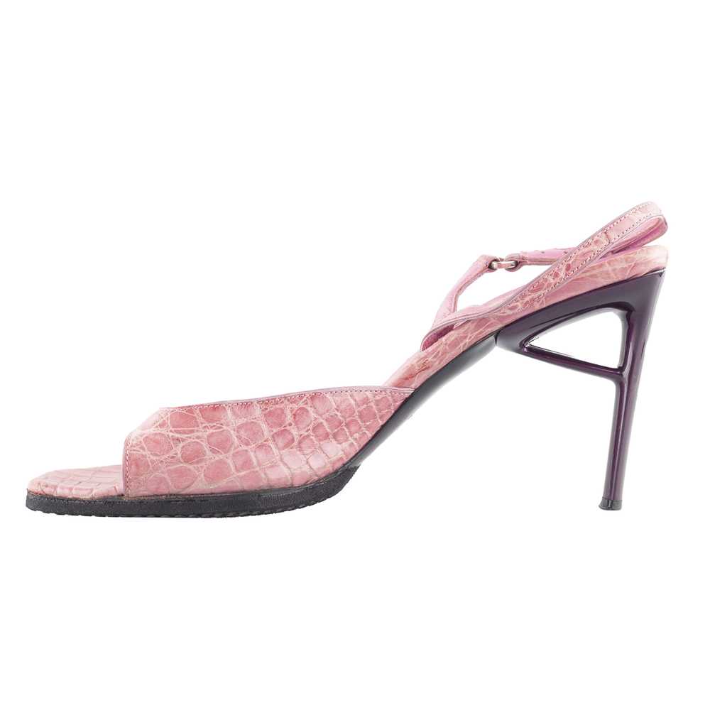 Miu Miu × Prada × Vintage Prada Python Pink Sanda… - image 3