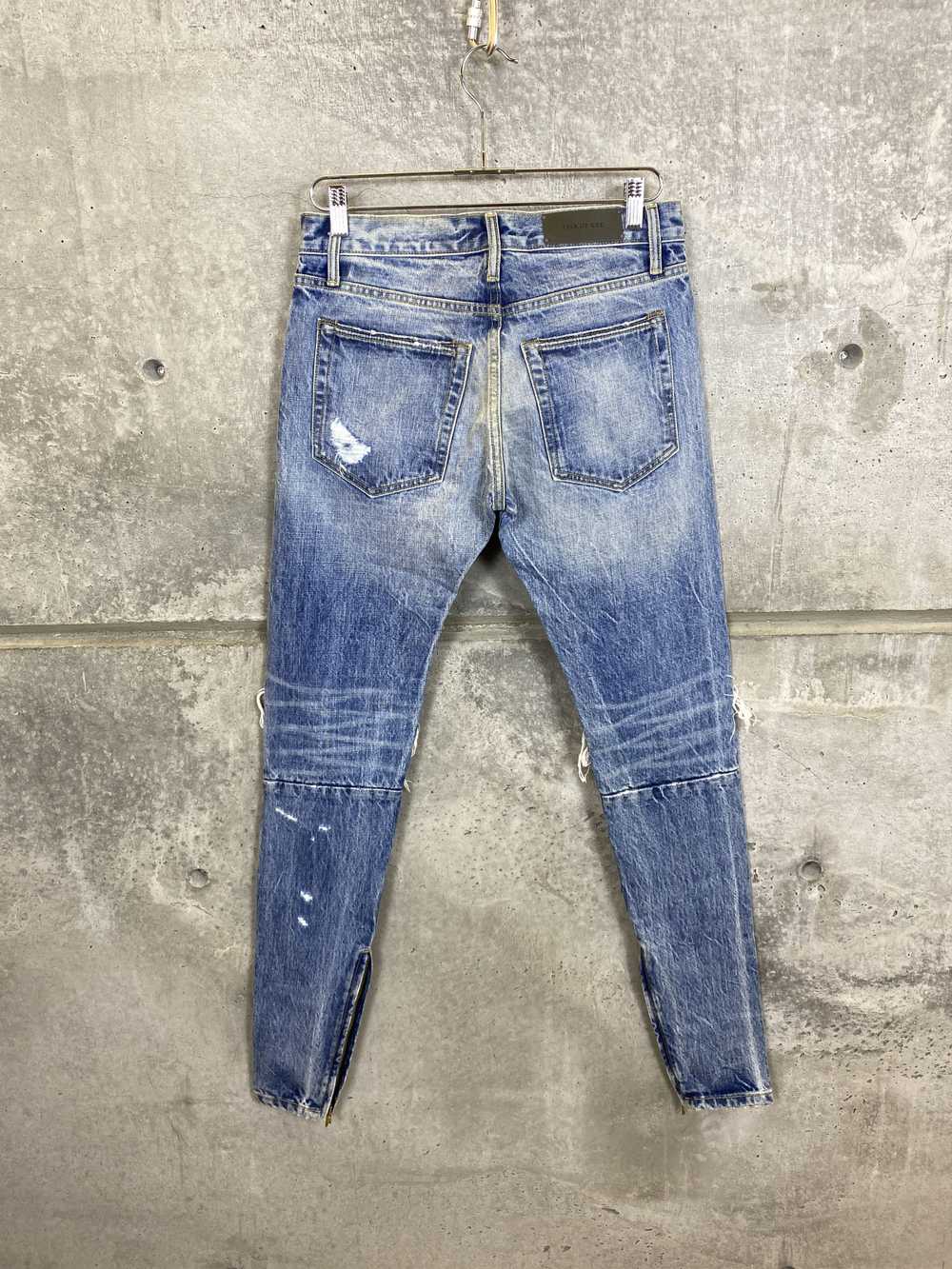 Fear of God NWT FEAR OF GOD DISTRESSED INDIGO DEN… - image 2