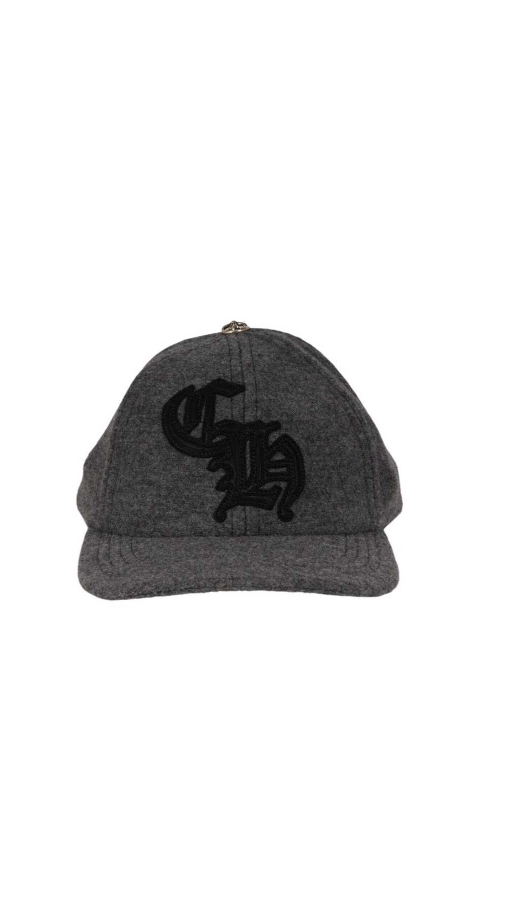 Chrome Hearts Six Panel CH Leather Logo Wool Cap … - image 1