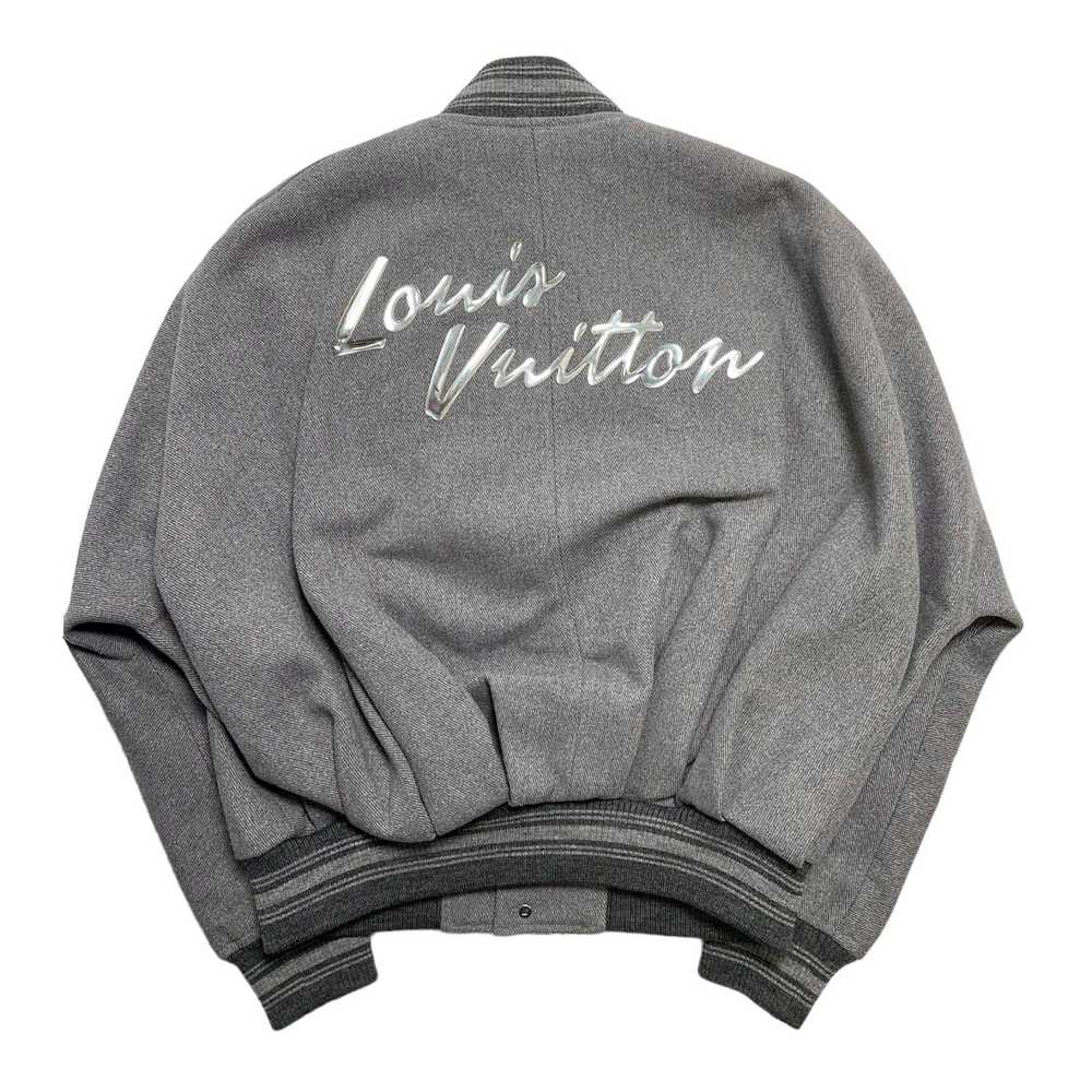 Louis Vuitton Padded Varsity Blouson Jacket Grey - image 2