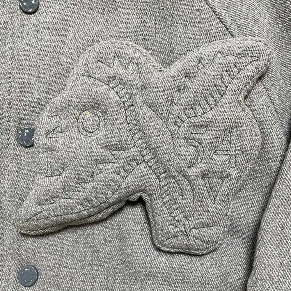 Louis Vuitton Padded Varsity Blouson Jacket Grey - image 3