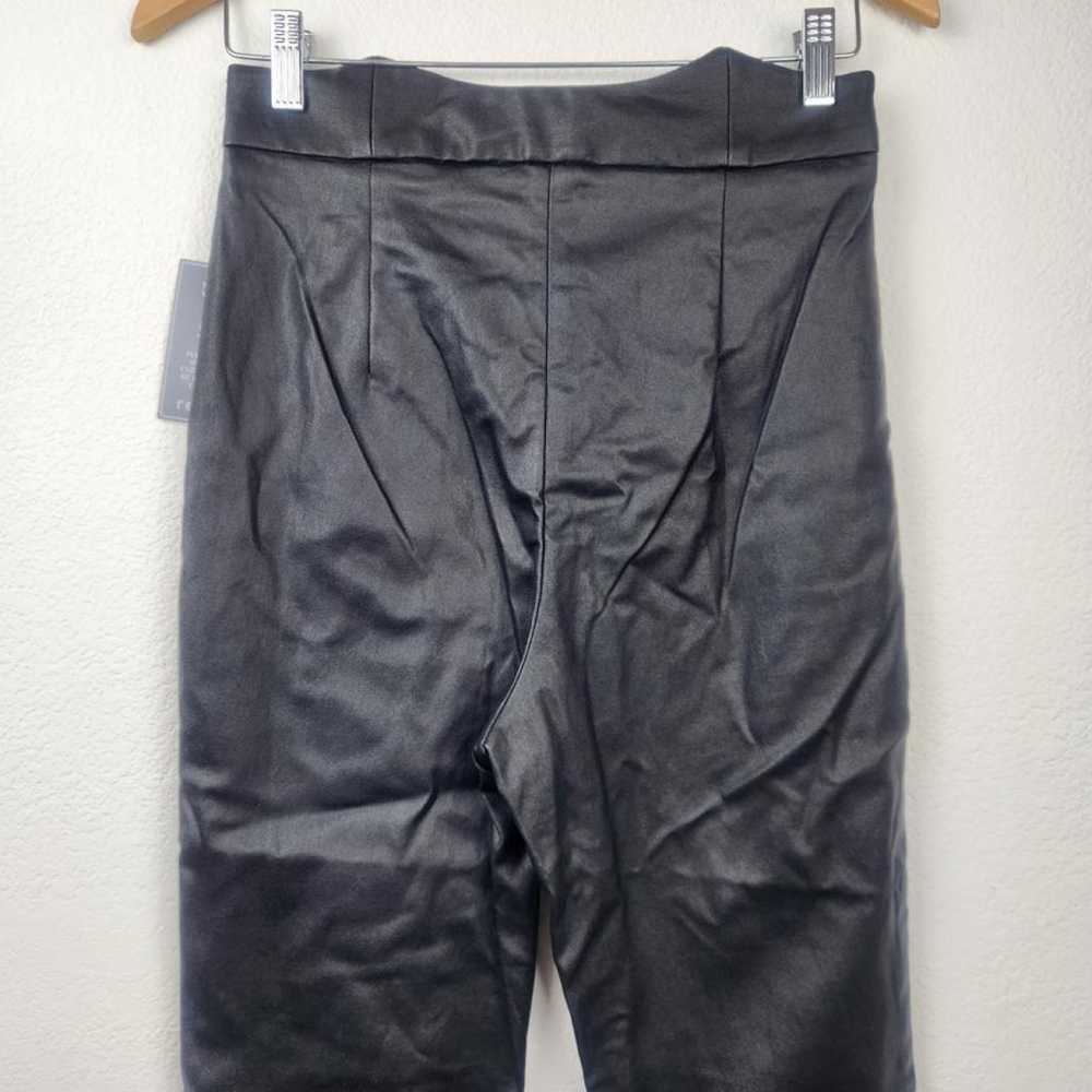 Retrofête Vegan leather slim pants - image 6