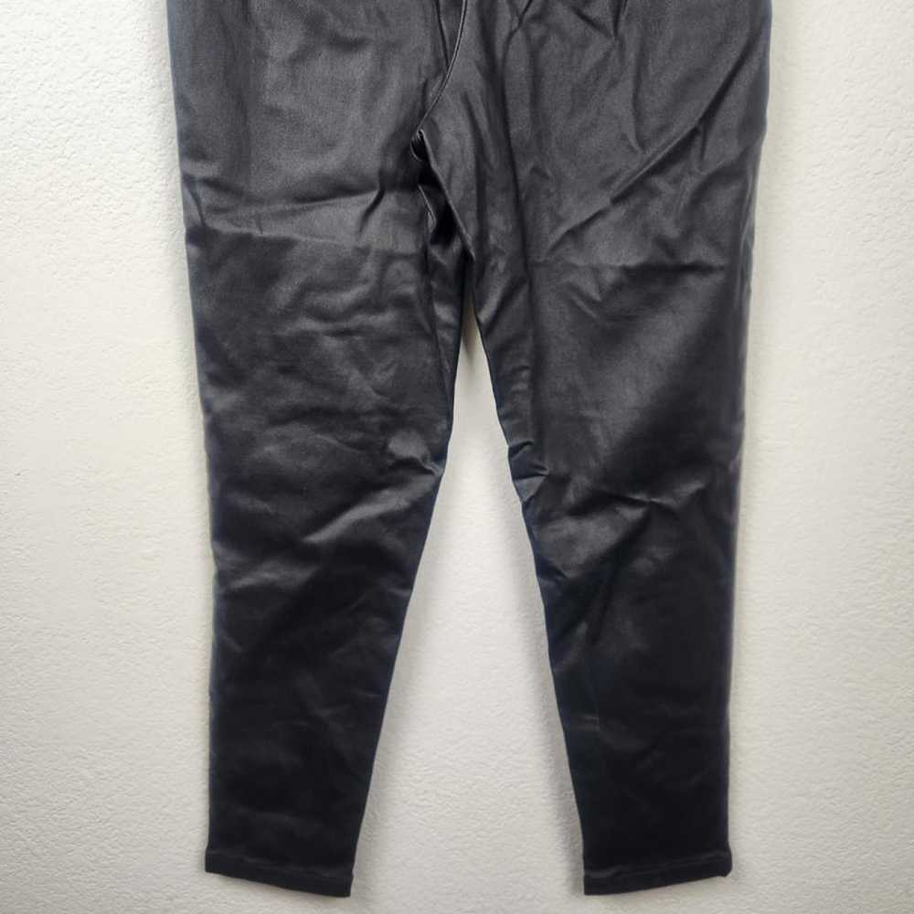 Retrofête Vegan leather slim pants - image 7