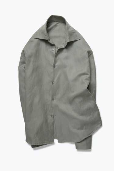 Stoffa Sage Washed Linen Spread Collar