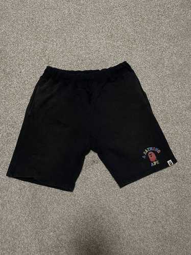 Bape Bape Multi Color Logo Shorts