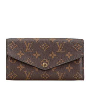 Brown Louis Vuitton Monogram Portefeuille Sarah Wa