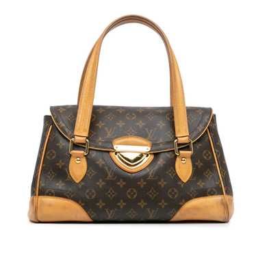 Brown Louis Vuitton Monogram Beverly GM Shoulder B