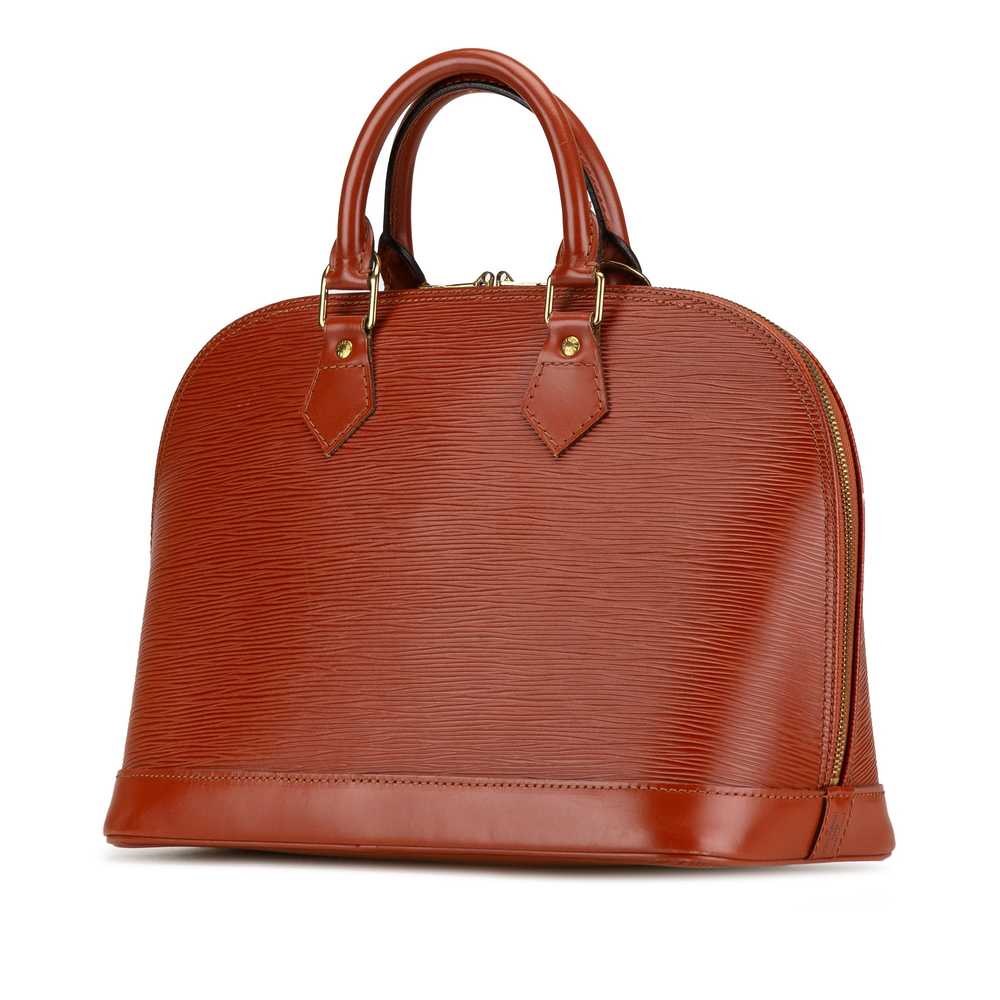 Brown Louis Vuitton Epi Alma PM Satchel - image 2