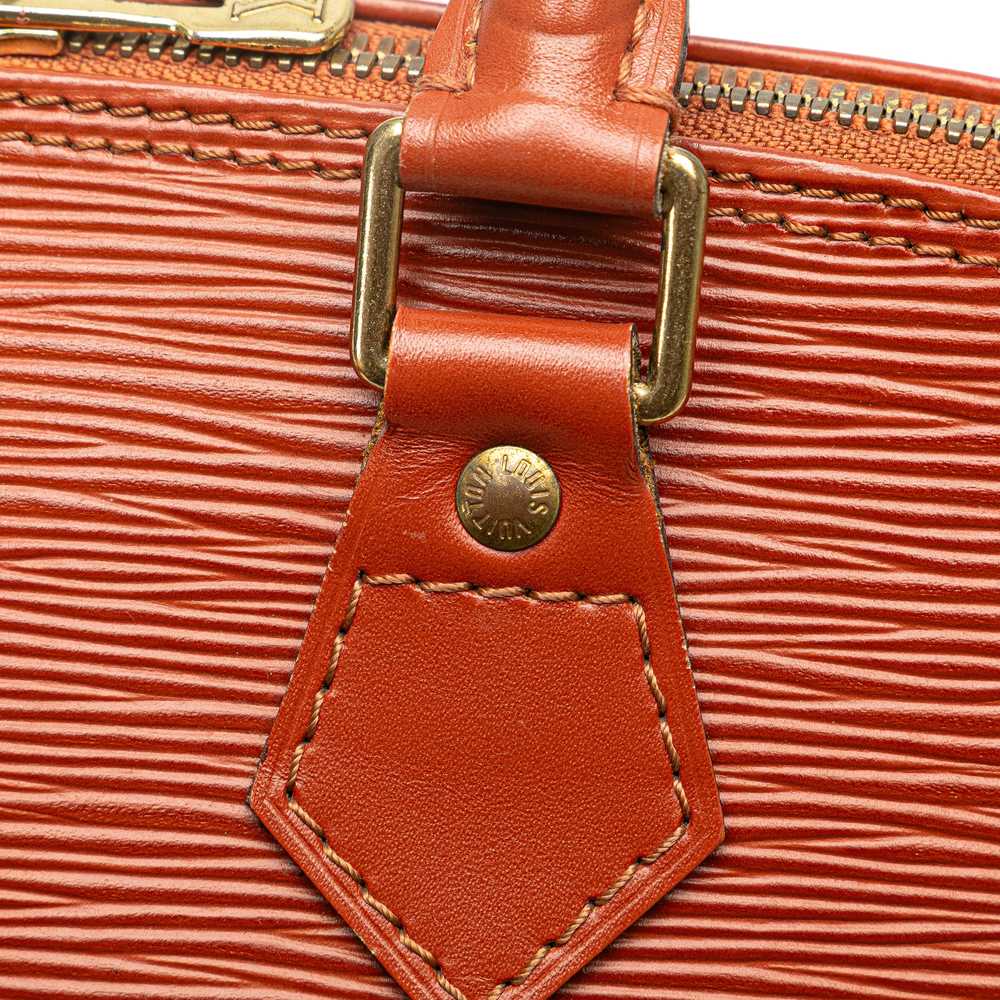 Brown Louis Vuitton Epi Alma PM Satchel - image 8