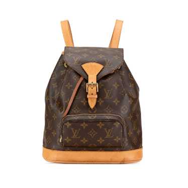 Brown Louis Vuitton Monogram Montsouris MM Backpac