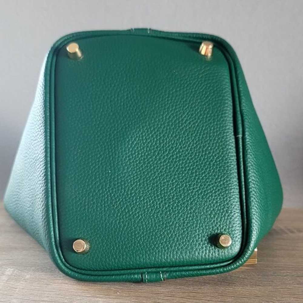 Green Bucket Top Handle bag - image 4