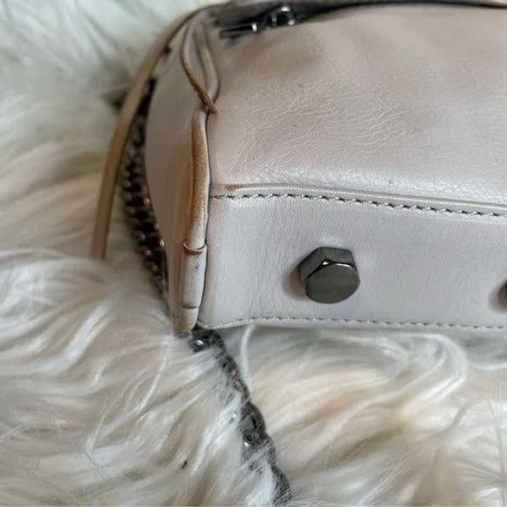 REBECCA MINKOFF Mini Mac Beige Leather Crossbody … - image 5