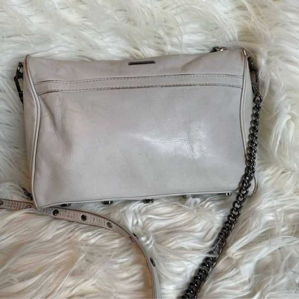 REBECCA MINKOFF Mini Mac Beige Leather Crossbody … - image 7