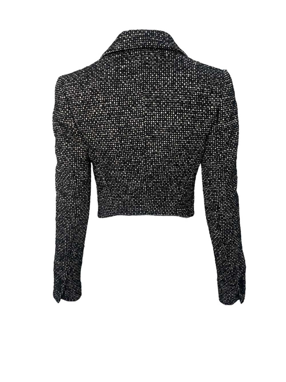 Balenciaga 2003 Tweed Tailored Cropped Blazer - image 4