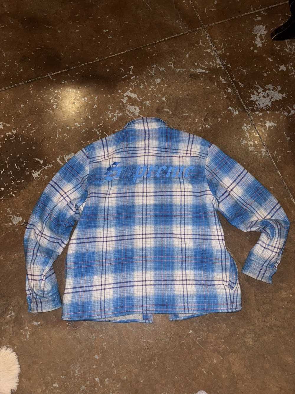 Supreme supreme sherpa lined flannel - image 1