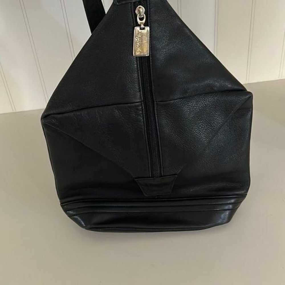 Tignanelo Black Leather Sling Bag - image 4