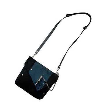 punk leather artisan crossbody bag - image 1