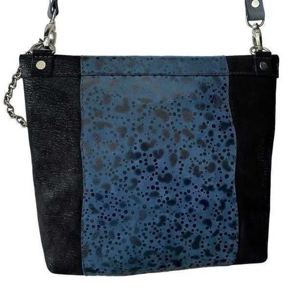 punk leather artisan crossbody bag - image 4