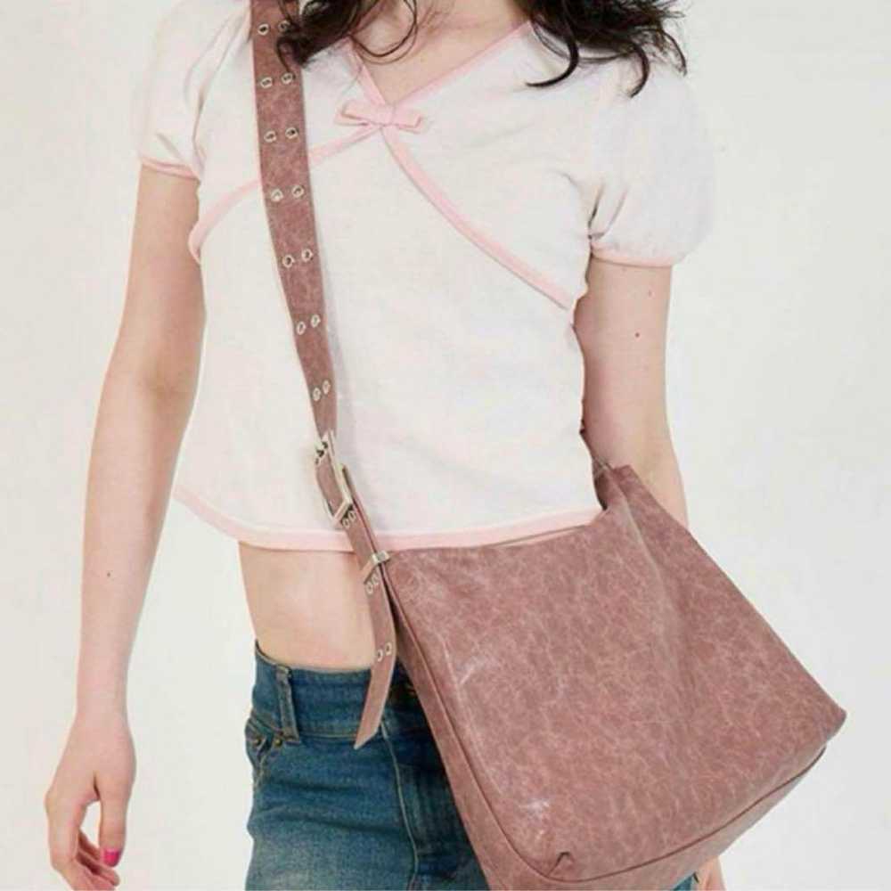 TINA: JOJUN Double Buckle Bag Pink Shoulder Bag - image 1