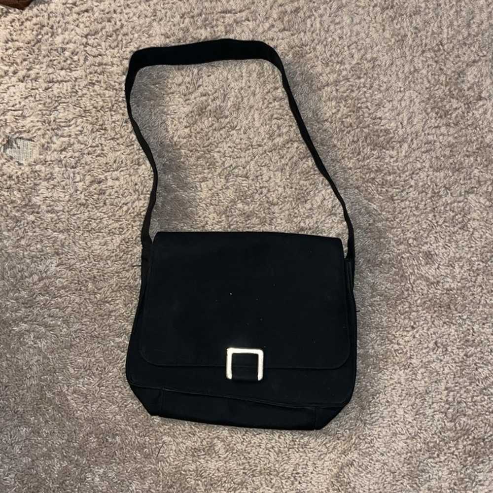 Vintage black shoulder bag no imperfections - image 2