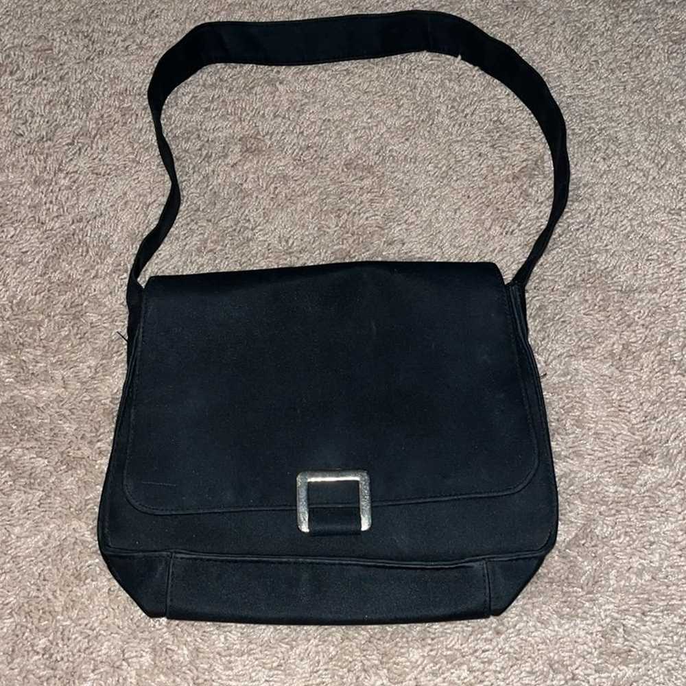 Vintage black shoulder bag no imperfections - image 3