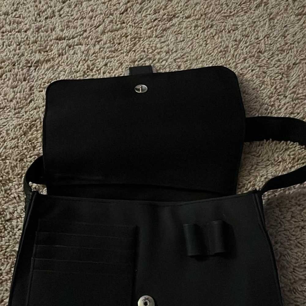 Vintage black shoulder bag no imperfections - image 6