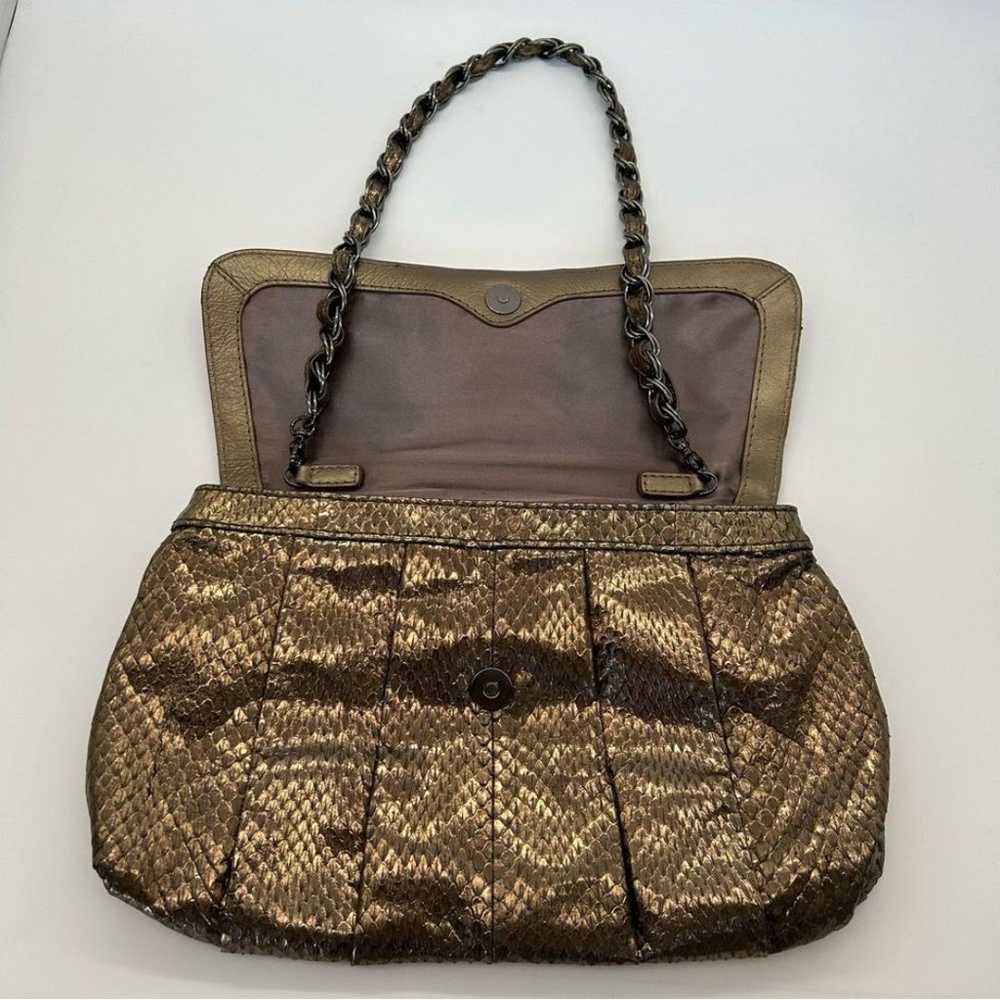 RAFE New York Shoulder Bag Chain Genuine Python S… - image 5