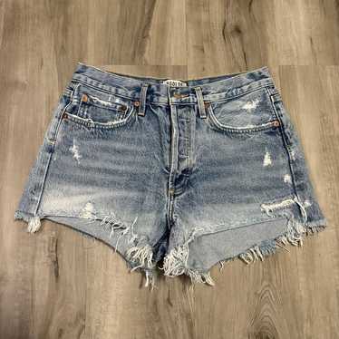 Agolde Agolde Parker Vintage cut off shorts in lig