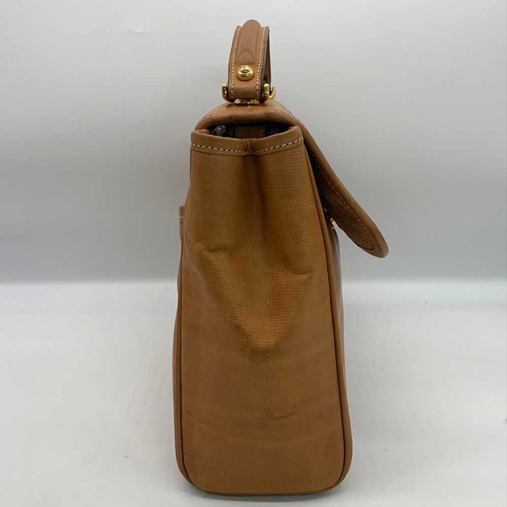 Hartmann Vintage Tan Leather Satchel Bag - image 3