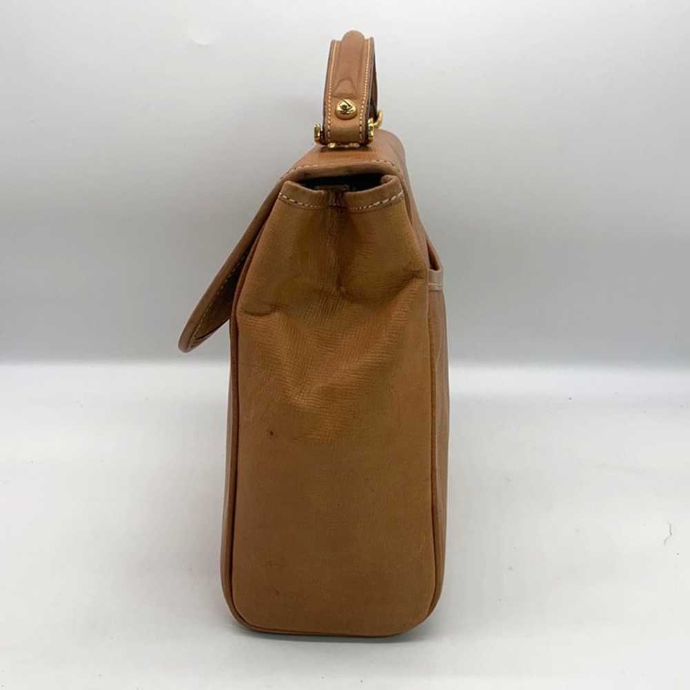 Hartmann Vintage Tan Leather Satchel Bag - image 4