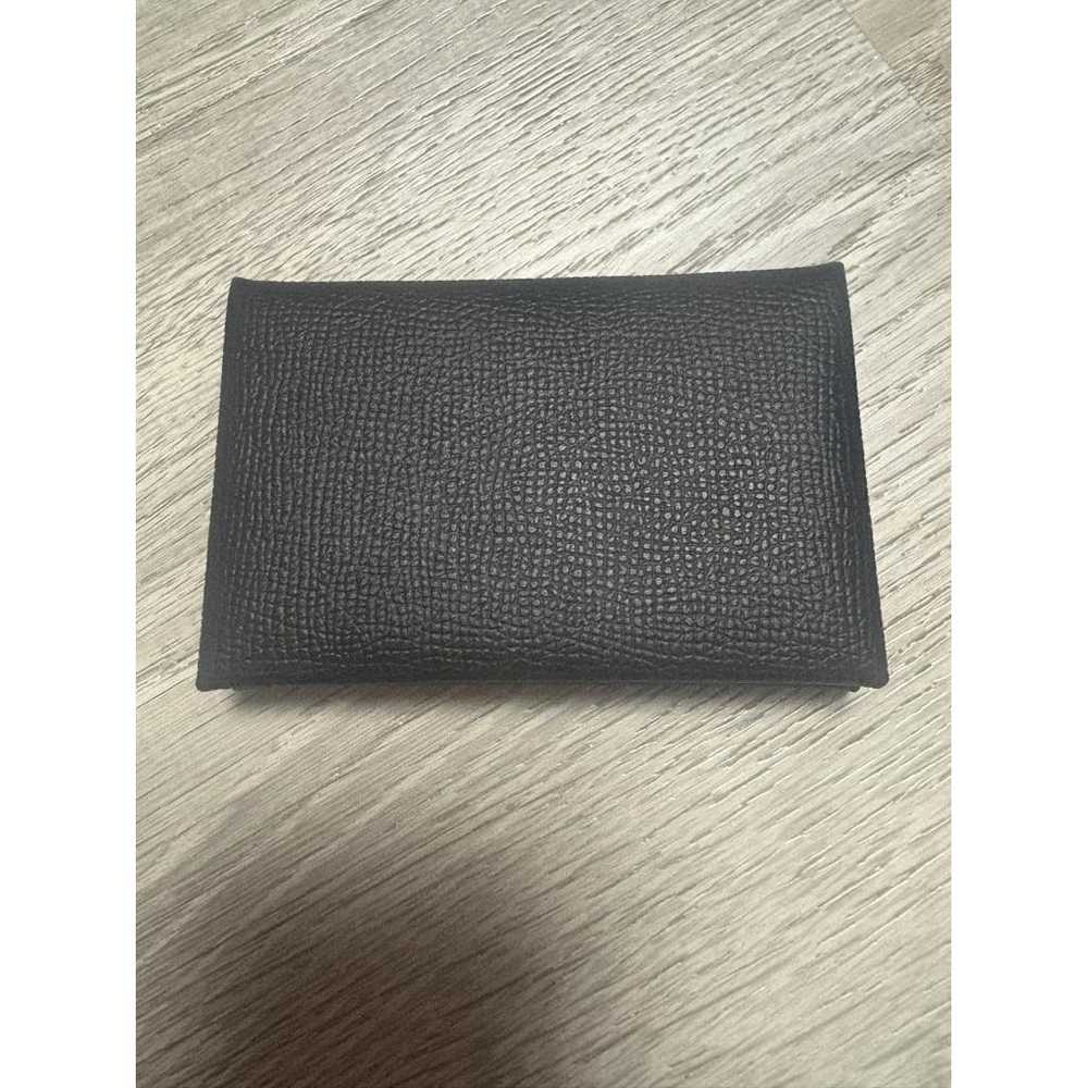 Hermès Calvi leather card wallet - image 4